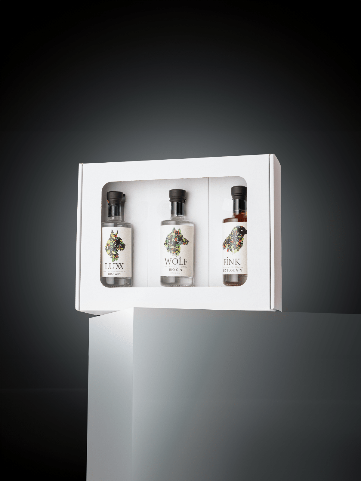 Tasting Geschenkset – Waldviertler Bio Gin Trilogie 3×200ml