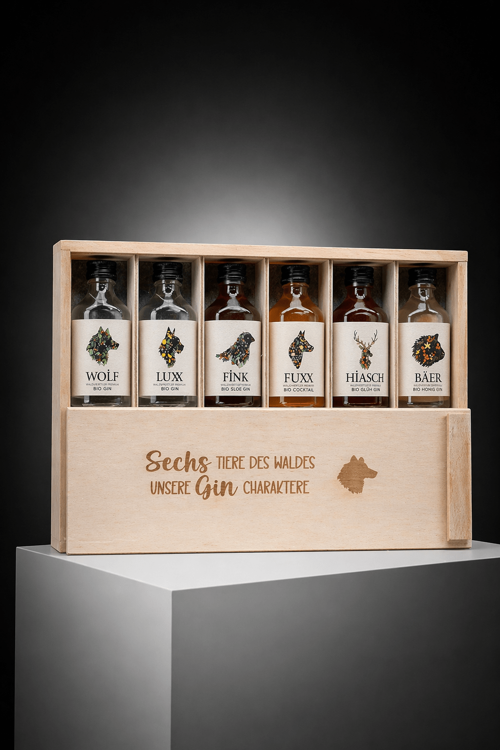Tasting Holzbox geöffnet – WOiF, LuXX, FiNK, FuXX, HiASCH, BäER