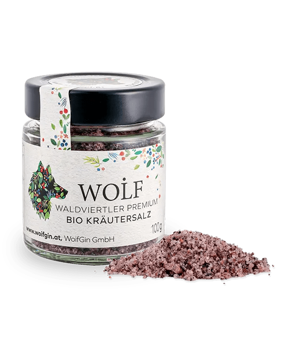 WOiF Bio Kräutersalz Verpackung – Waldviertler Premium Gewürz