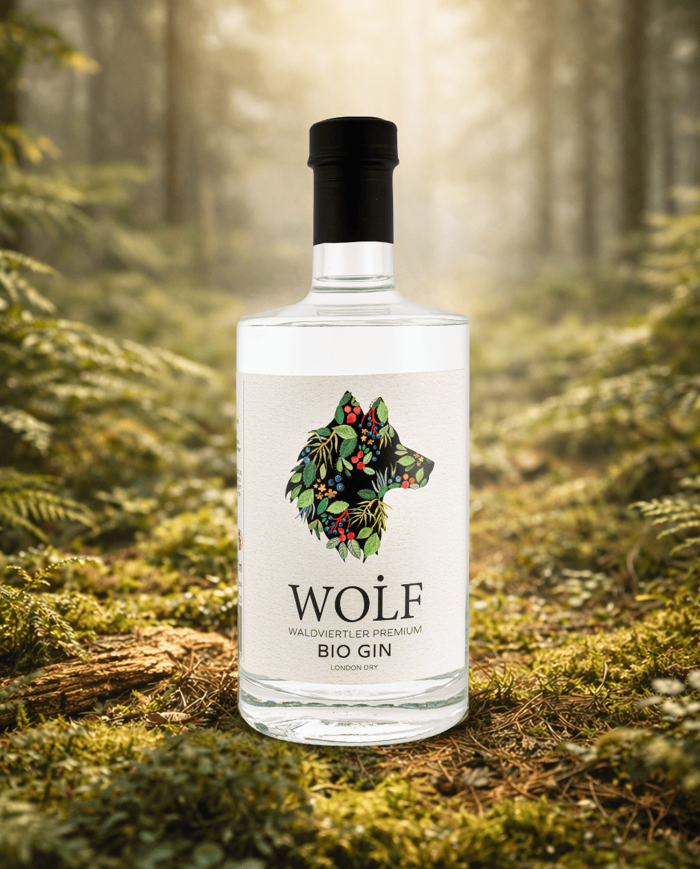 WOiF Bio Dry Gin 44% – Waldviertler Wacholder Gin, 500ml