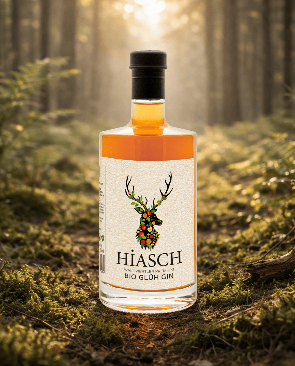 HiASCH Bio Glüh Gin 15,2% – Winter Gin aus dem Waldviertel