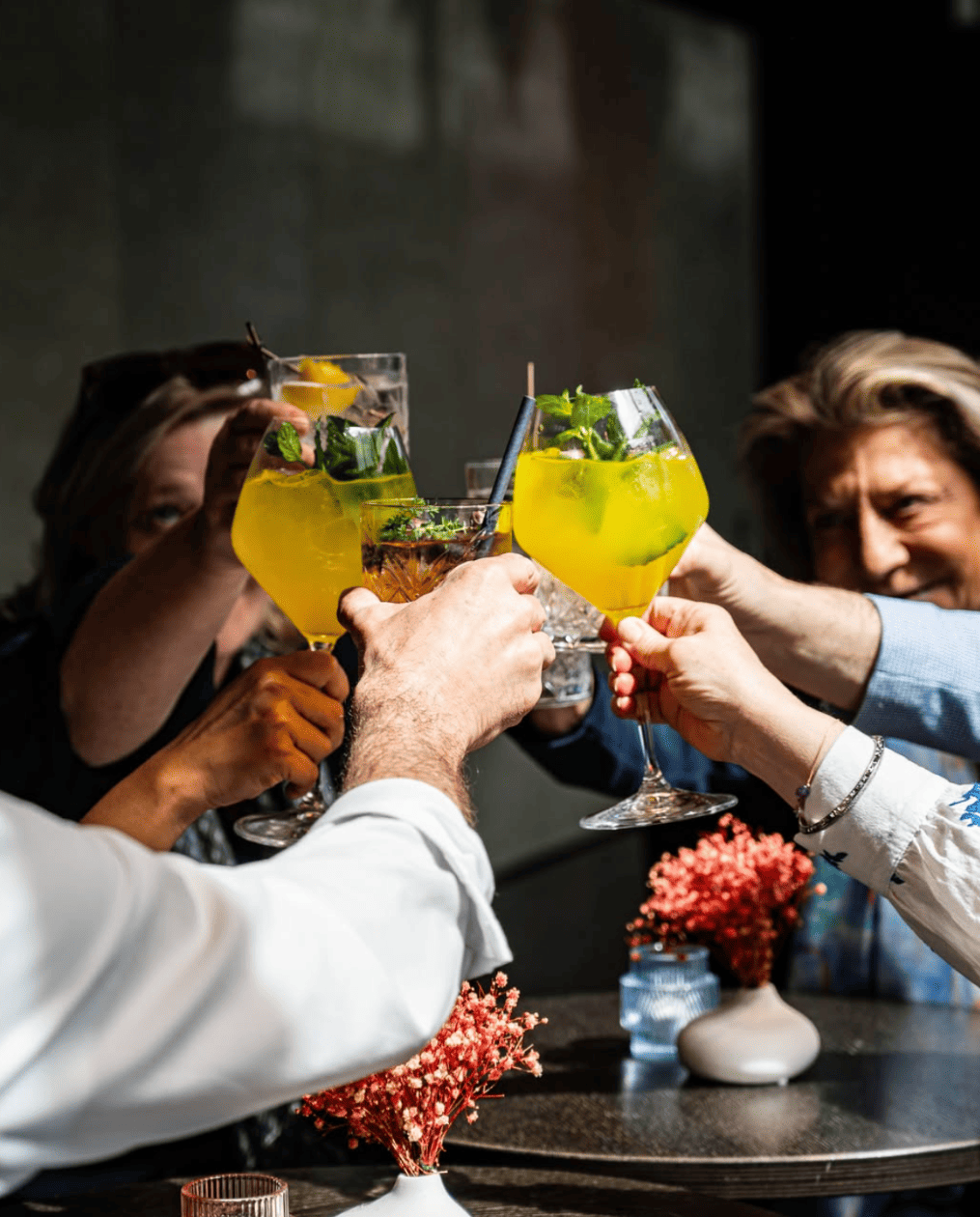FuXX Gin Cocktail mit Eis – Waldviertler Bio Mixgetränk