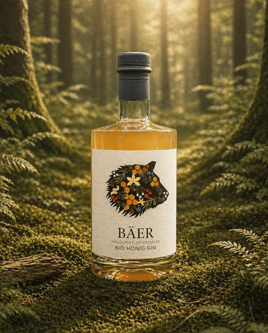 BäER Bio Honig Gin – Waldviertler Honiglikör