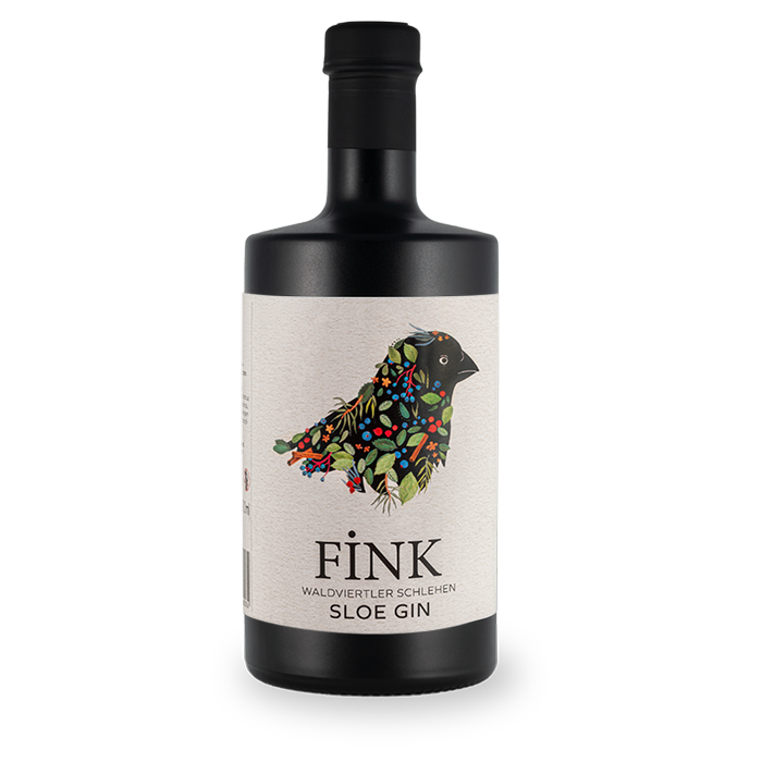 FiNK Waldviertler Premium Bio Sloe Gin "Black Edition" - 500 ml