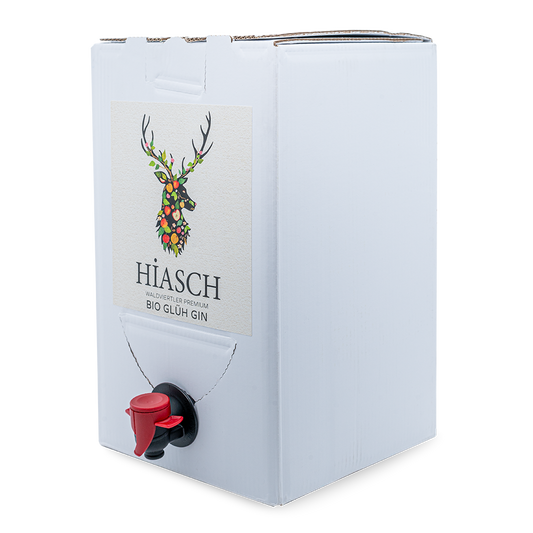 HiASCH Waldviertler Premium Organic Glow Gin (Bag in Box) - 5000 ml