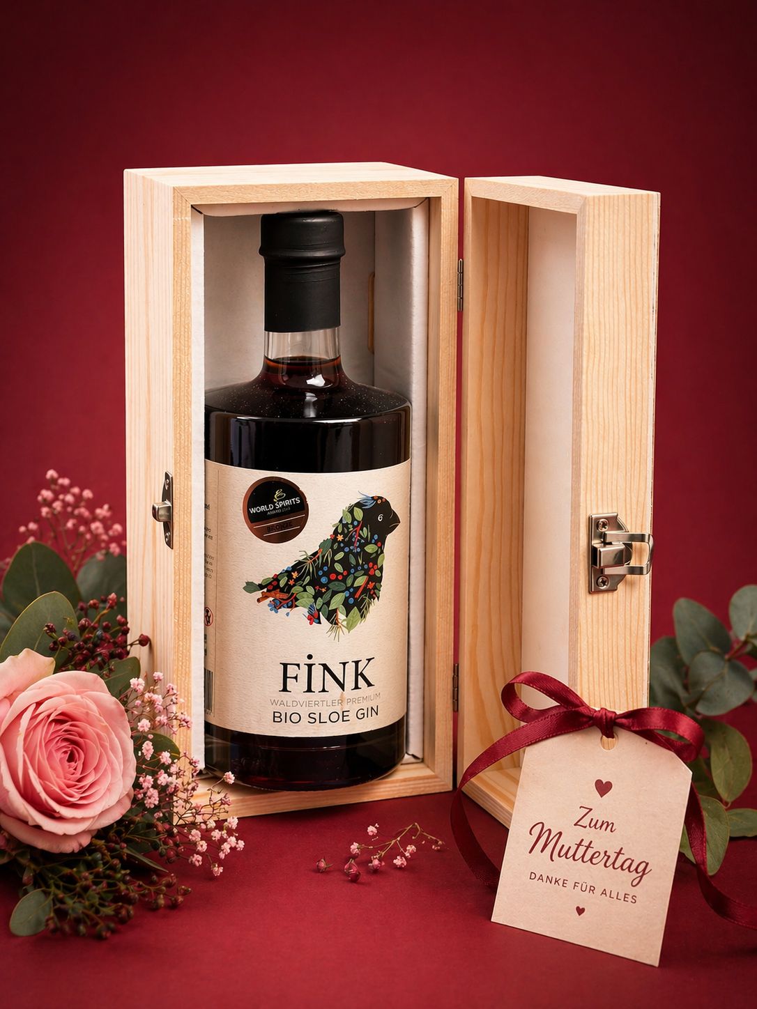 FiNK Muttertag Edition Bio Sloe Gin – Geschenk zum Muttertag