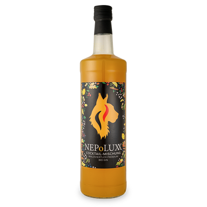 NEPoLuXX Premium Bio Gin Cocktail Mixture - 1000 ml