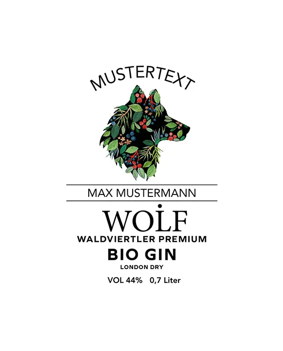 LuXX Black Edition Gravur Geschenkset – personalisierter Bio Gin